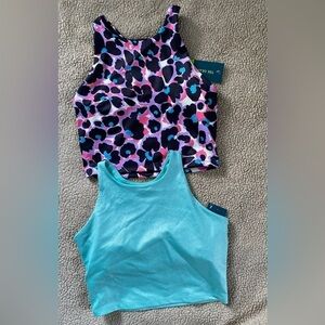 NWT Bundle of Girls Tek Gear Longline Sports Bra Size: 14-16 girl